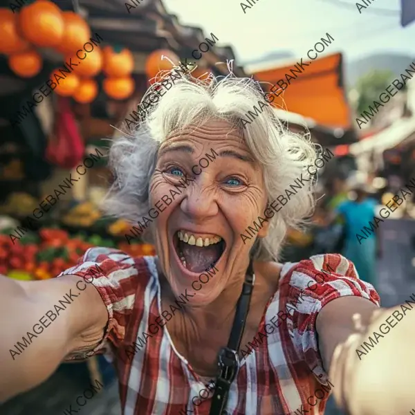 Market Street Selfie: 60-Year-Old Woman&#8217;s Portrait