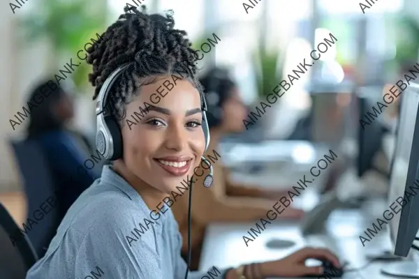 Technical Support Professional: Stock Photo with Precision