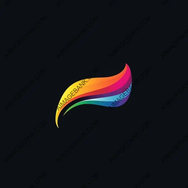 Celebrate Color: Original Logo Design Incorporating Rainbows