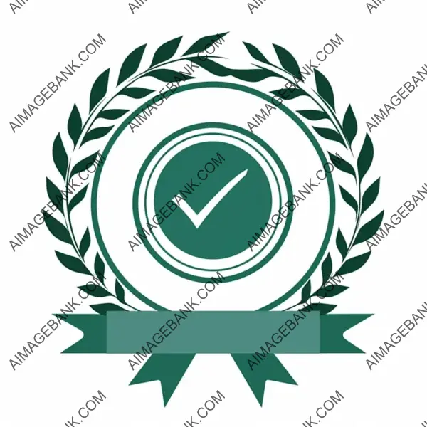 Certified Verification: Logo Representing a Verified and Notarized Seal for Documents and Certificates