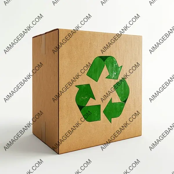 Sustainable Shipping: Closed Cardboard Box