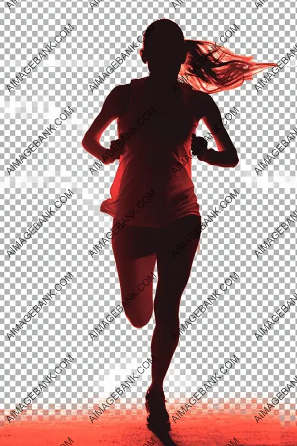 Sprinting to Success: Female Athlete Isolated