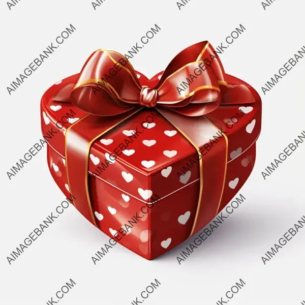 Gifts Inside a Heart-Shaped Gift Box