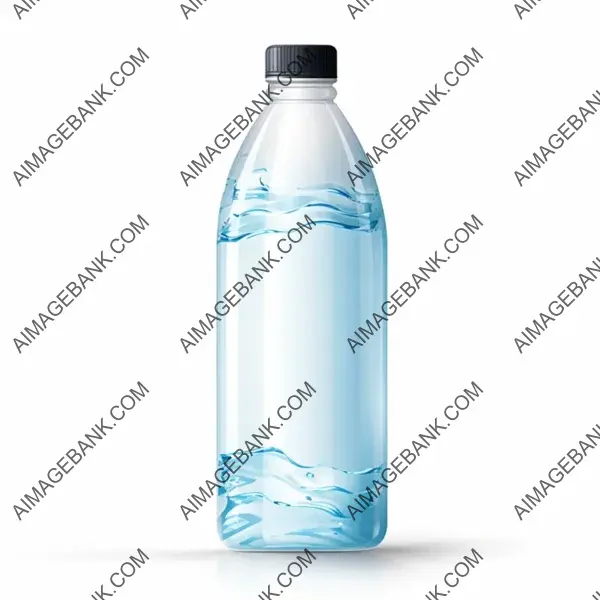 Crystal Clear Mineral Water Bottle Ad Banner