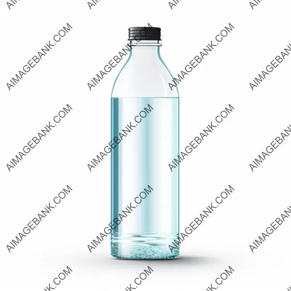 Refreshing Mineral Water Bottle in Ad Banner