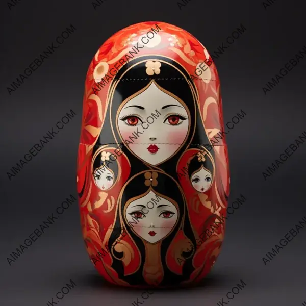 Chinese Opera-Themed Matryoshka Dolls