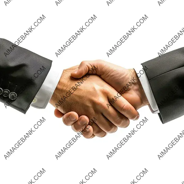 Handshake Between Two Business Professionals