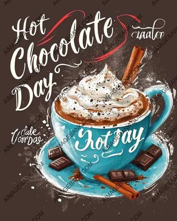 Exact Words in Handwriting: &#8220;Hot Chocolate Day&#8221;