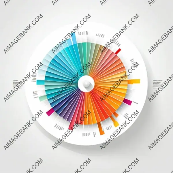 Radial Infographic on a White Clean Background
